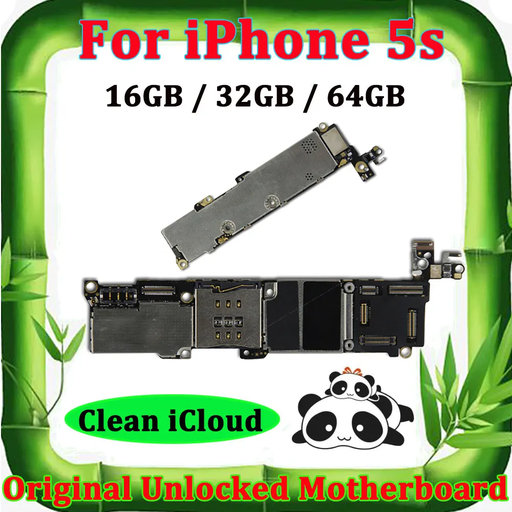Полностью разблокированная для iphone 5S материнская плата для iphone 5S материнская плата без Touch ID icloud разблокировка логическая материнская плата