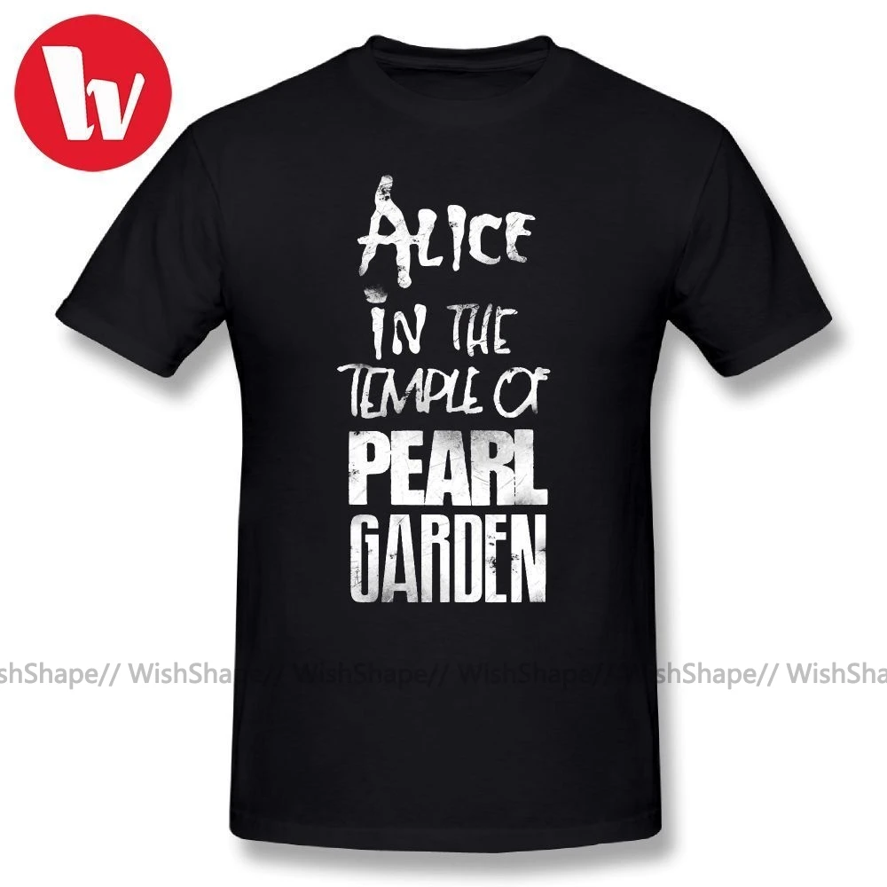Алиса в цепях футболка храме перламутрового сада Мужская модная летние мужские