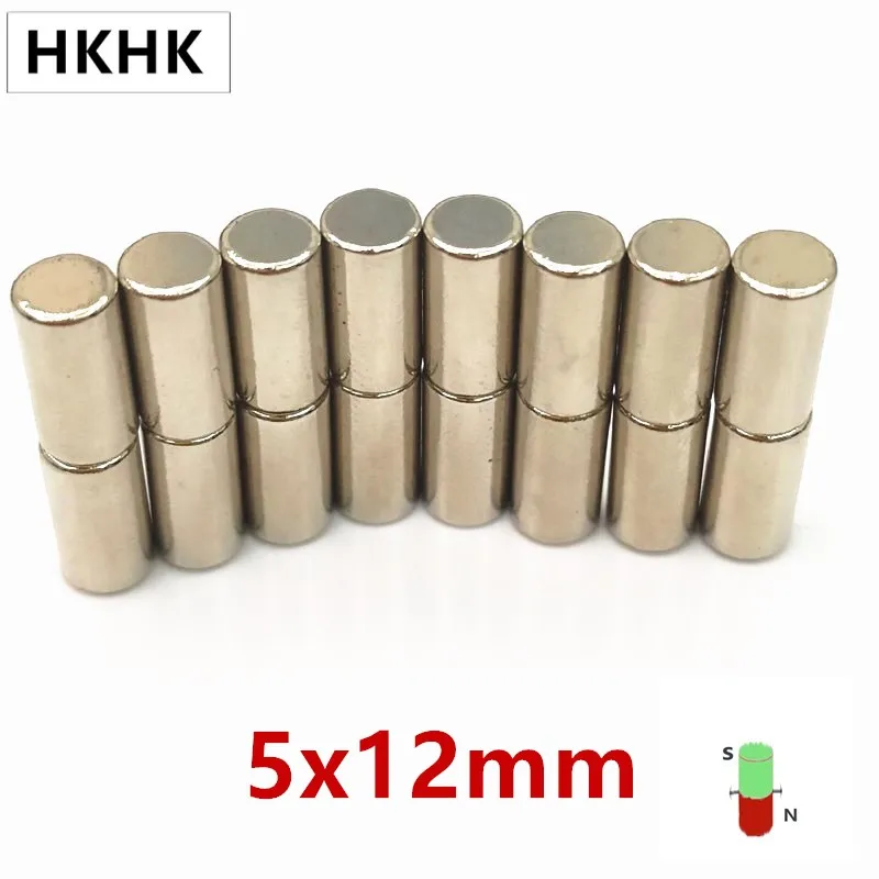 500p 5 мм x 12 Маленькие Круглые неодимовые Дисковые магниты 5x12 Dia N42 сильный редкий