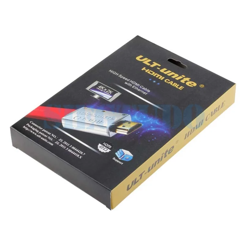 Сверхвысокоскоростной Кабель HDMI V2.0 плоский штекер 3D HDTV 2160p 4K X 2K * 2K|Кабели HDMI| |