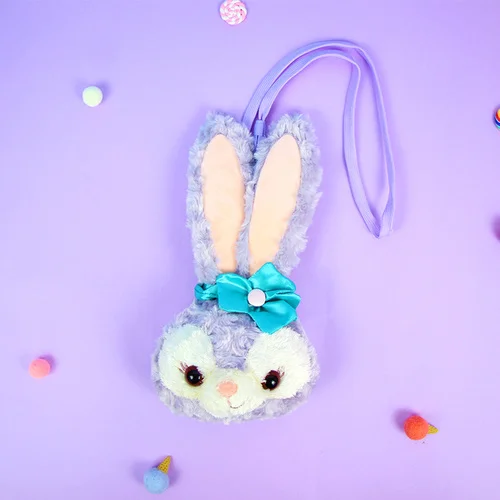 Япония Медведь Даффи Stellalou Rabbit плюшевая игрушка кукла кошелек сумка для женщин мультфильм Медведь Даффи stelllalou сумка через плечо для детей девочек - Цвет: Crossbody bag