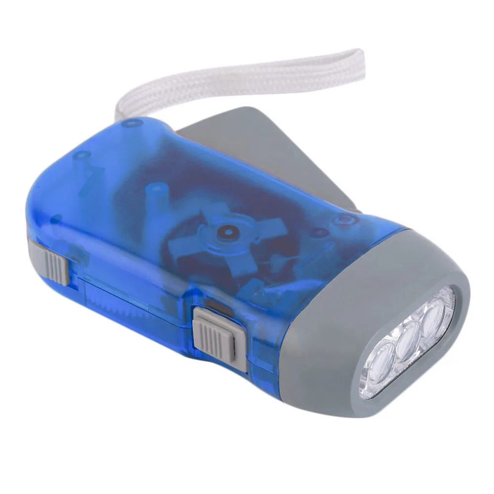 Фонарь с ручным прессом перезаряжаемый фонарь 3 светодиодный для кемпинга | Лампы