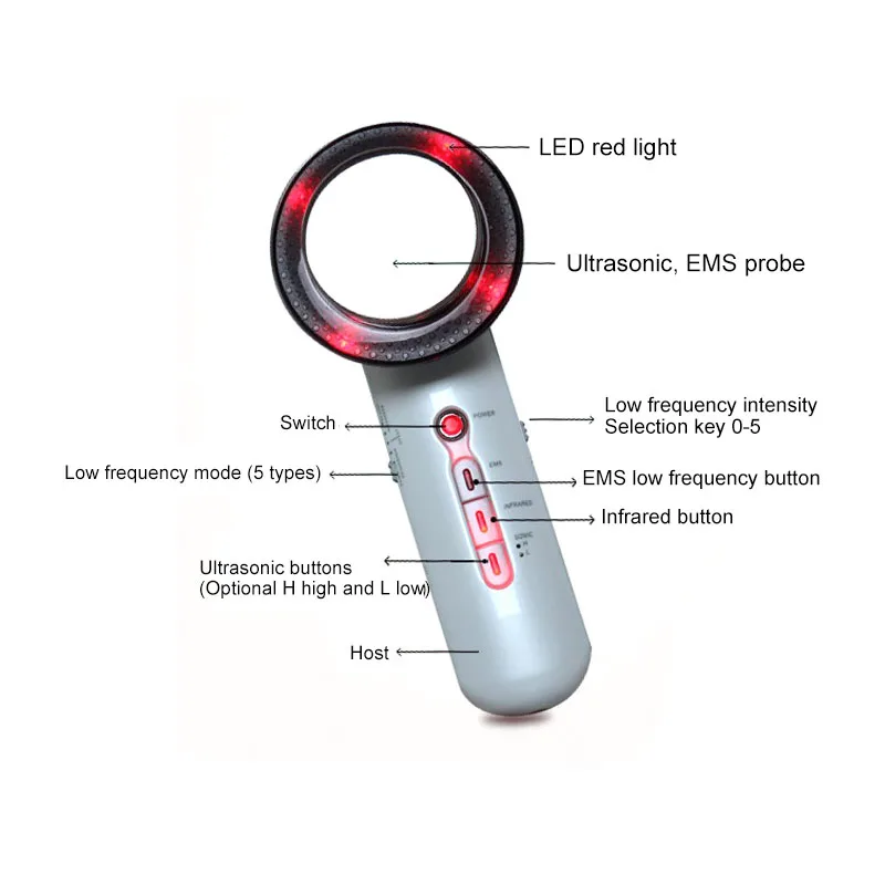 Ультразвуковая кавитация устройство для похудения тела сжигания жира