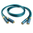 Аудиофил RCA кабель ортофон 8NX OFC Чистая медь HIFI аудио кабели