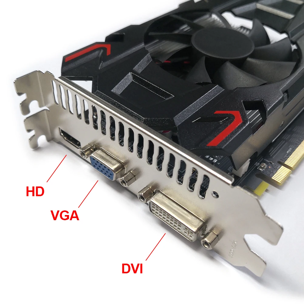 Компьютерная дискретная видеокарта ATI6700 1 ГБ DDR5 128 бит core графическая карта 1000 МГц