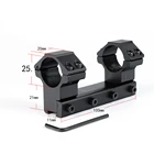 Охотничий 100 мм встроенный монтаж 25,4 мм 1 дюйм высокие профильные кольца прицела крепления для 11-миллиметрового Ласточкина хвоста. 22 фотоэлемента