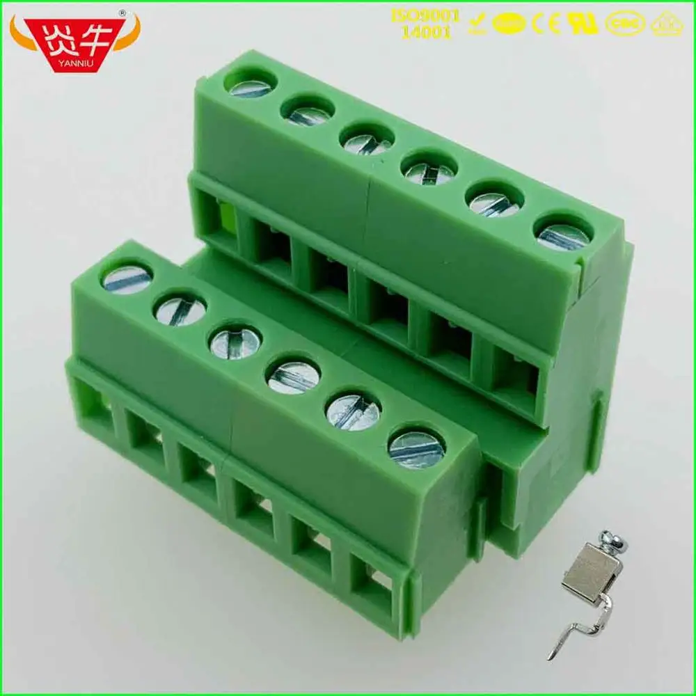 KF128A 5,08 2P 3P PCB Универсальный винтовой клеммный блок DG500A KF128HL 5,08 мм 2PIN 3PIN MKKDS 1,5/2-5,08-1725038 PHOENIX DEGSON