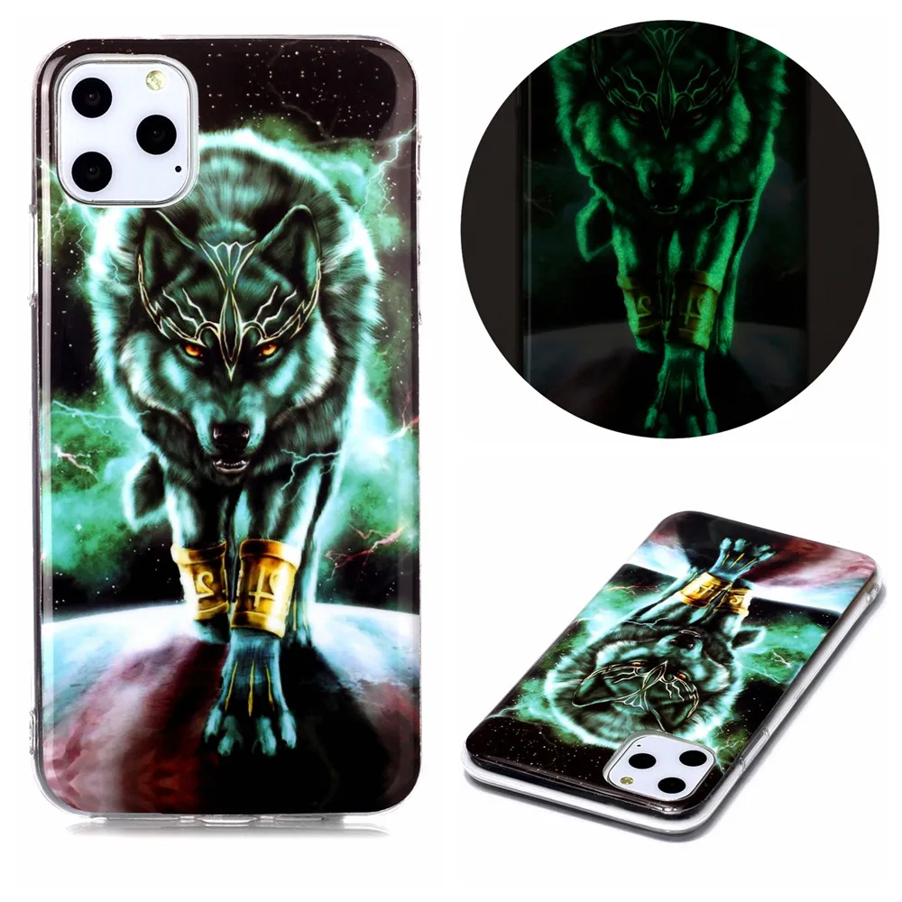 Новый светящийся чехол для iPhone11Pro Max XR XS мягкий из ТПУ iPhone SE 2020 5S 6S 7 8 Plus | Мобильные