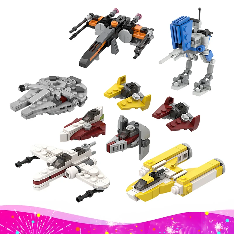 Строительные блоки MOC космические войны Клон робот Сделай Сам модель AT ST Walker Droid