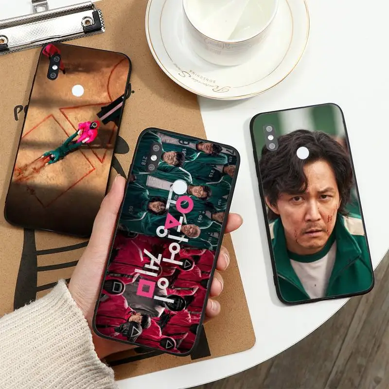 

Korean TV Squid Game Phone Case For Xiaomi Redmi note 7 8 9 t max3 s 10 pro lite funda cover coque shell