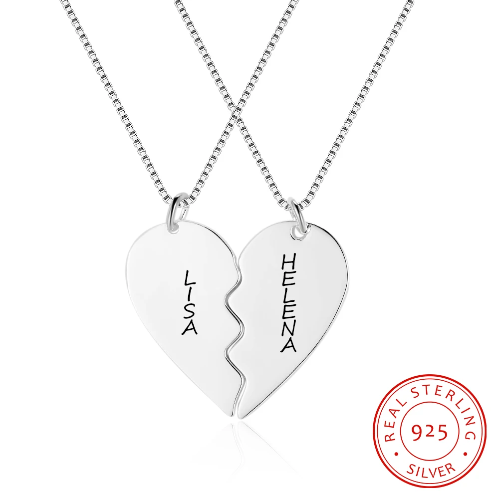 Стерлинговое Серебро 925 пробы персонализированное выгравированное название