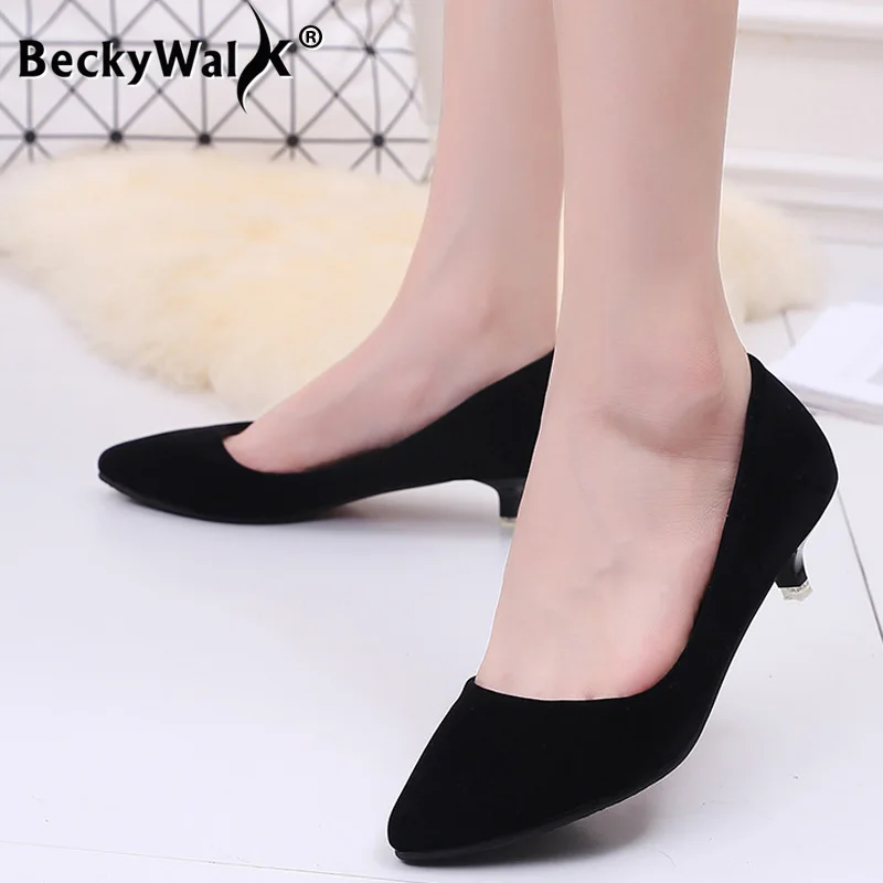 Новинка весна осень 2021 женские туфли с острым носком замшевые женская обувь