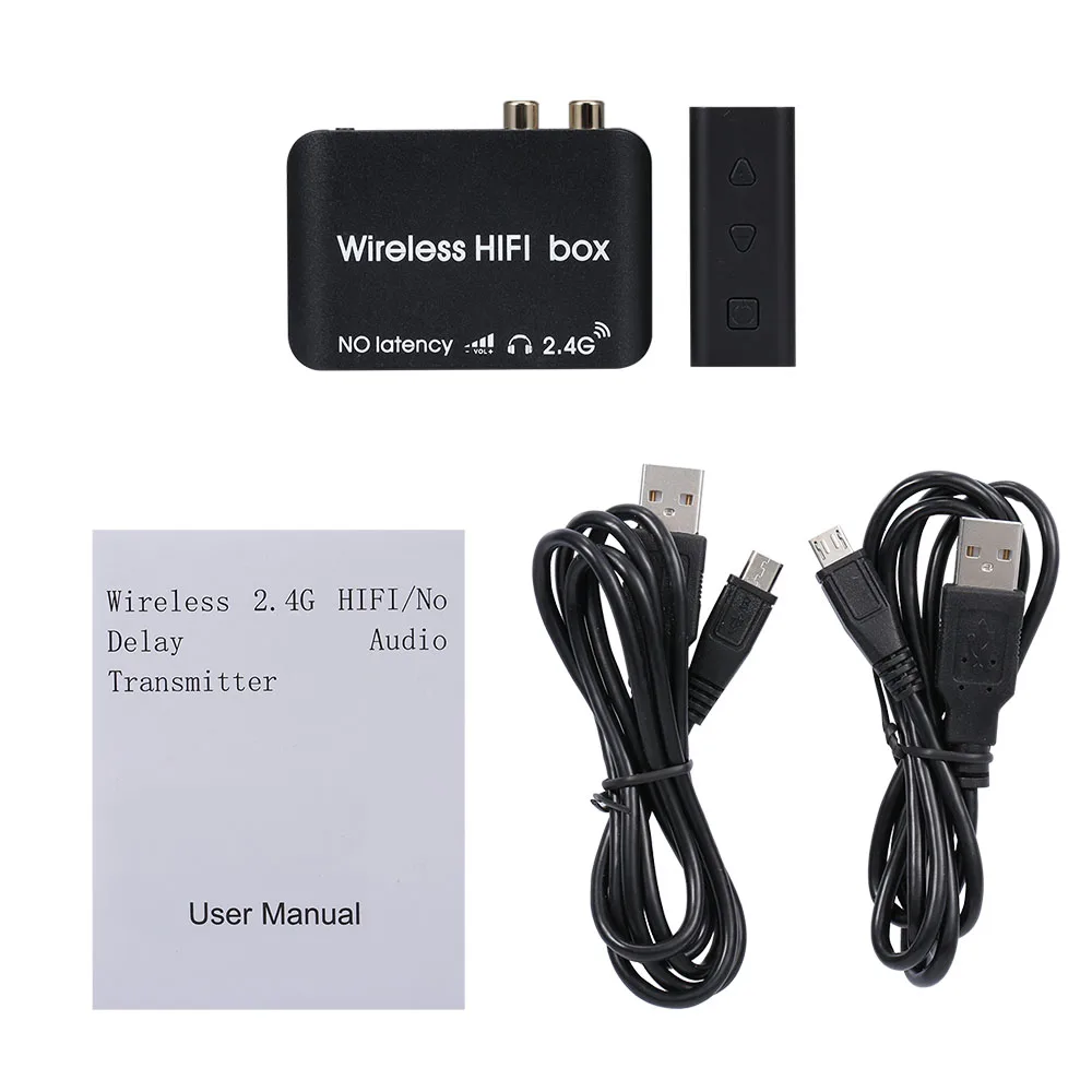 Беспроводной 2 4G HIFI/без задержки аудио передатчик высококачественный