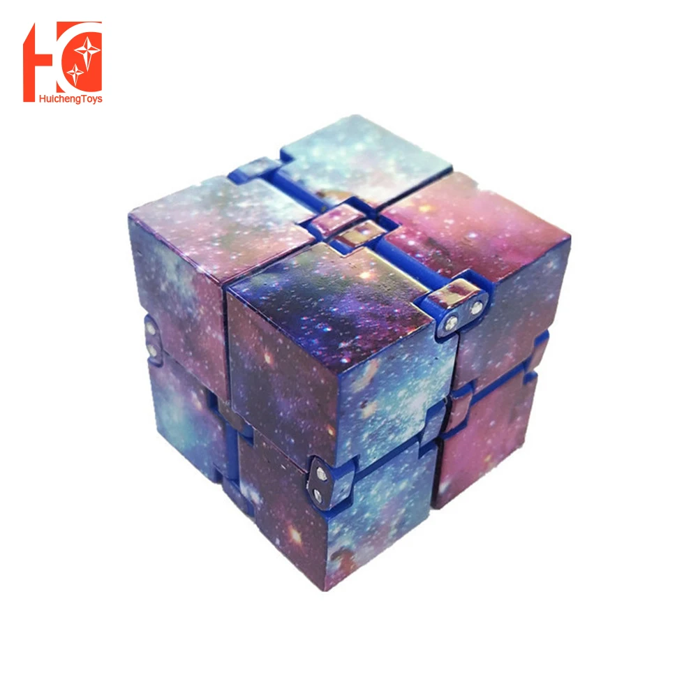Infinity Cube Fidget Toy Autism Anti Stress Relief Creative Infinite Cube Magic Cube Office Flip Cubic Puzzle Stop Stress Reliev