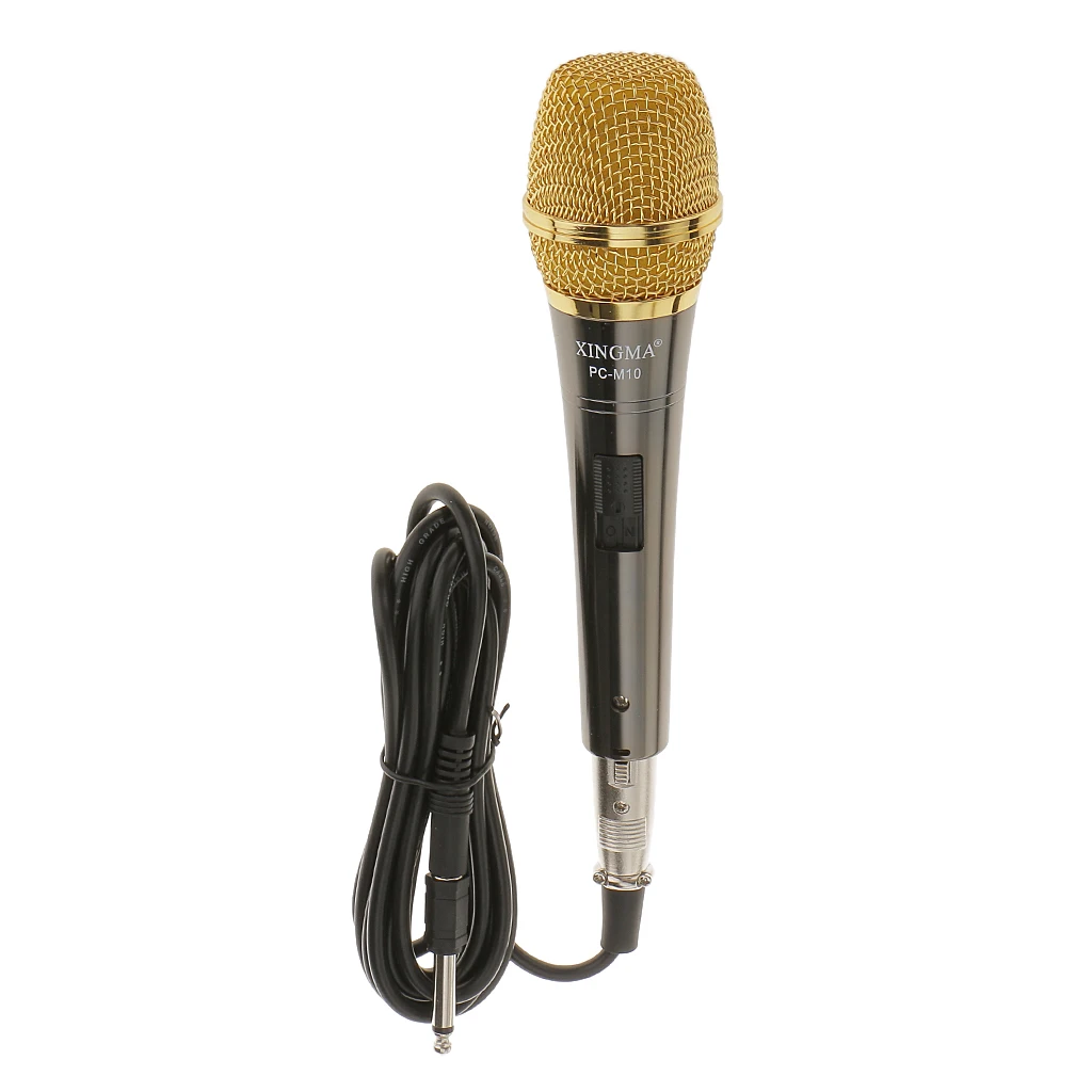 

Black & Gold Professional Condenser Microphone Mic Sound Studio Recording