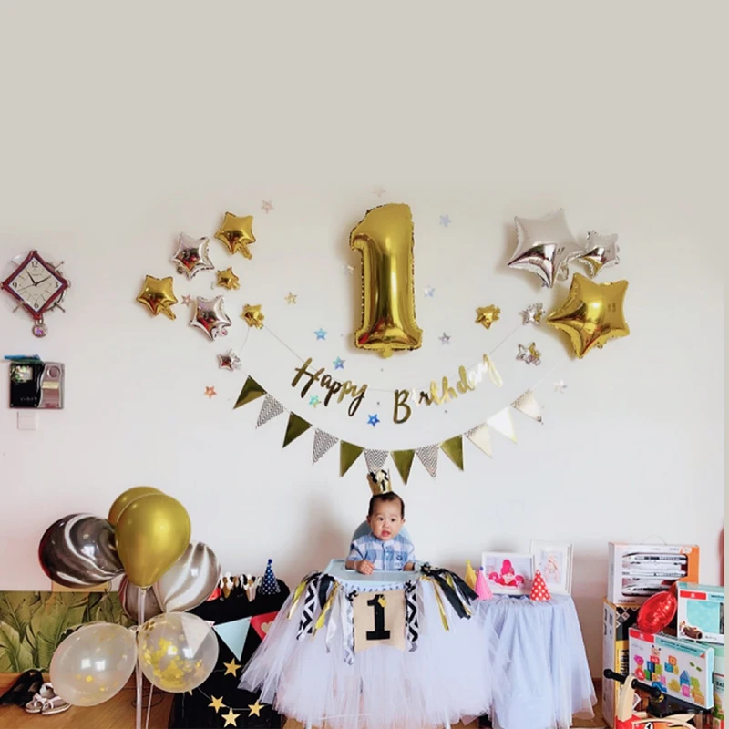 41 шт. украшение для дня рождения мальчика | Дом и сад