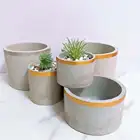 Большая круглая форма для кастрюль разных размеров, форма для бетонных сосудов, форма для свечей, силиконовая форма для цветов, форма для кастрюль Jesmonite