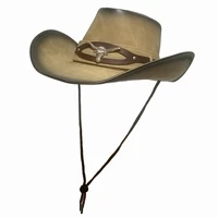 cowboy hats women men western cowboy hat for dad gentleman lady leather sombrero hombre jazz caps size 58cm