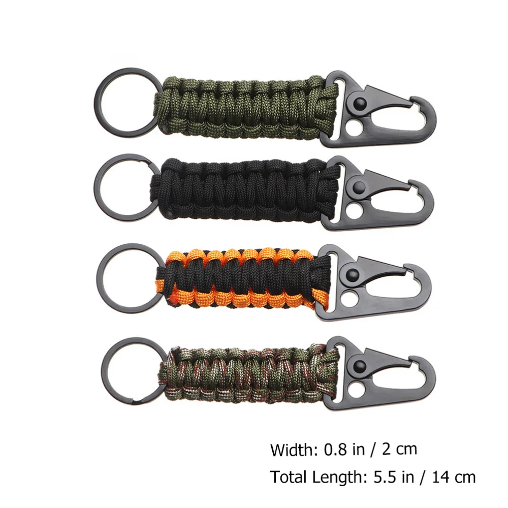 

8Pcs Climbing Carabiner Buckle Outdoor Camping Keychain Multifunctional Buckles