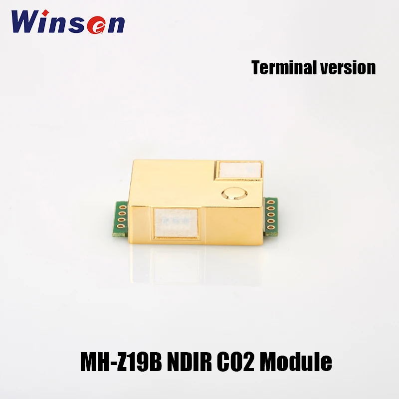 

2pcs Mh-Z19b Ndir Co2 Module Co2 Sensor 2000/5000 Ppm Water-Proof & Anti-Corrosion Long Lifespan Gold Chamber