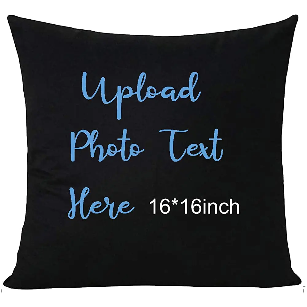 Индивидуальная наволочка, персонализированная наволочка для подушки, Наволочки с принтом фото или текста для улицы