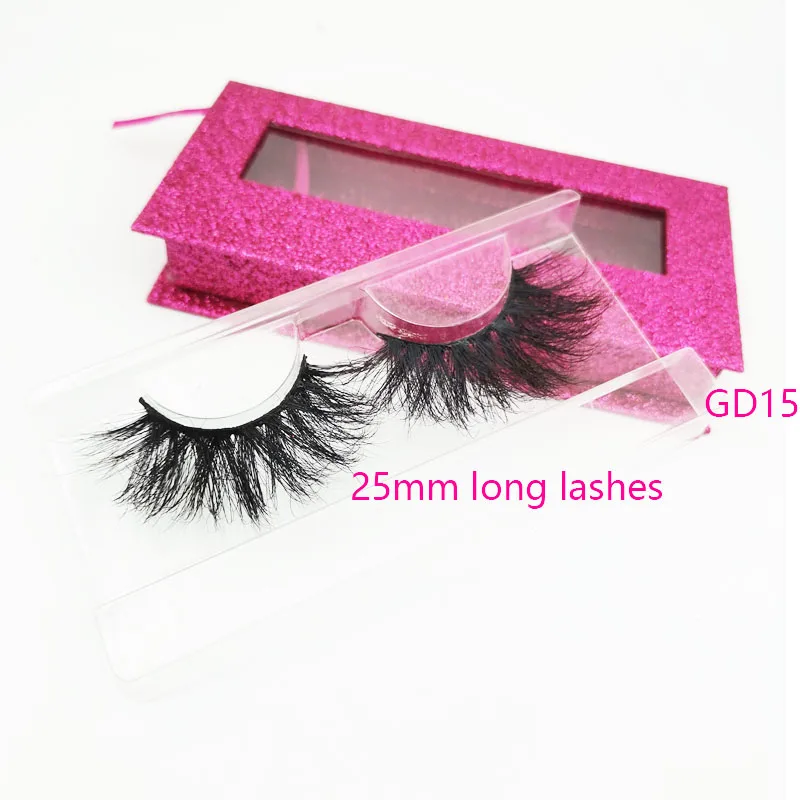 3D норковые ресницы 25 мм длинные толстые накладные наборы для макияжа 5D Накладные