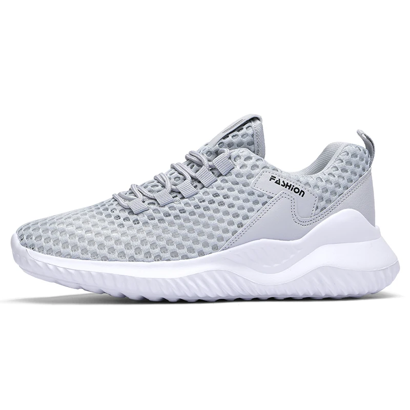 Мужские сетчатые кроссовки повседневная обувь Нескользящие легкие уличные на