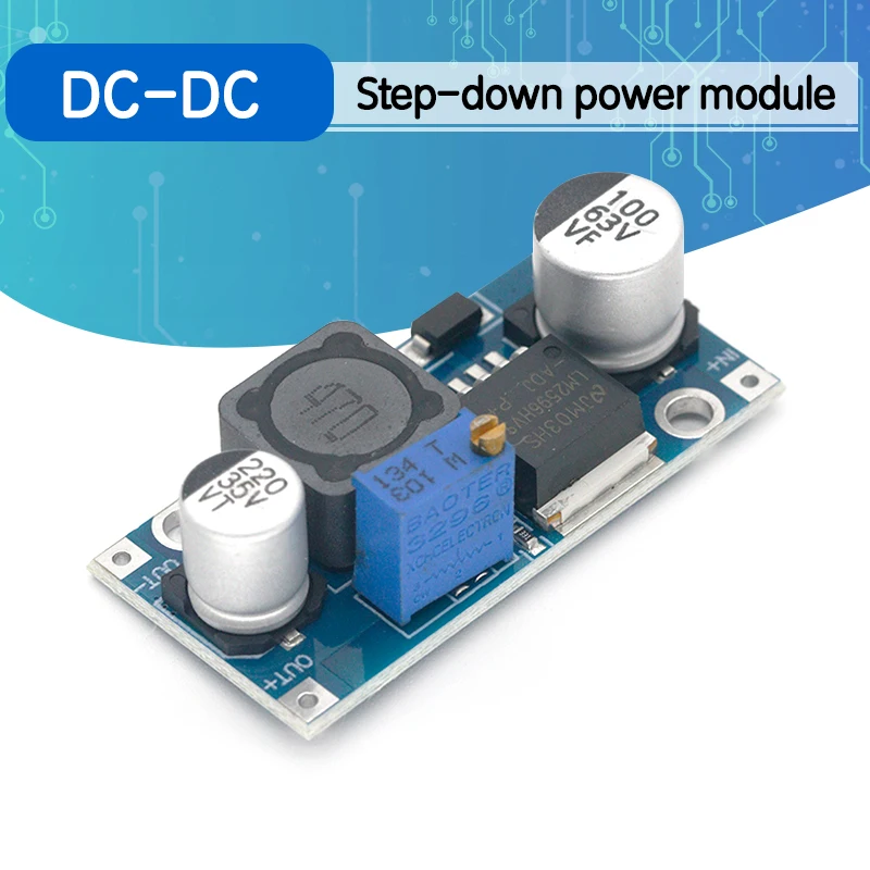 LM2596HVS LM2596 HV LM2596HV DC Регулируемый понижающий преобразователь модуль питания 4 5 50 в