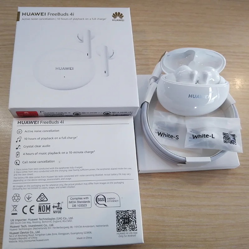 huawei freebuds 4i bluetooth earphone tws wireless active noise reduction pure sound quality wireless headphones free global shipping