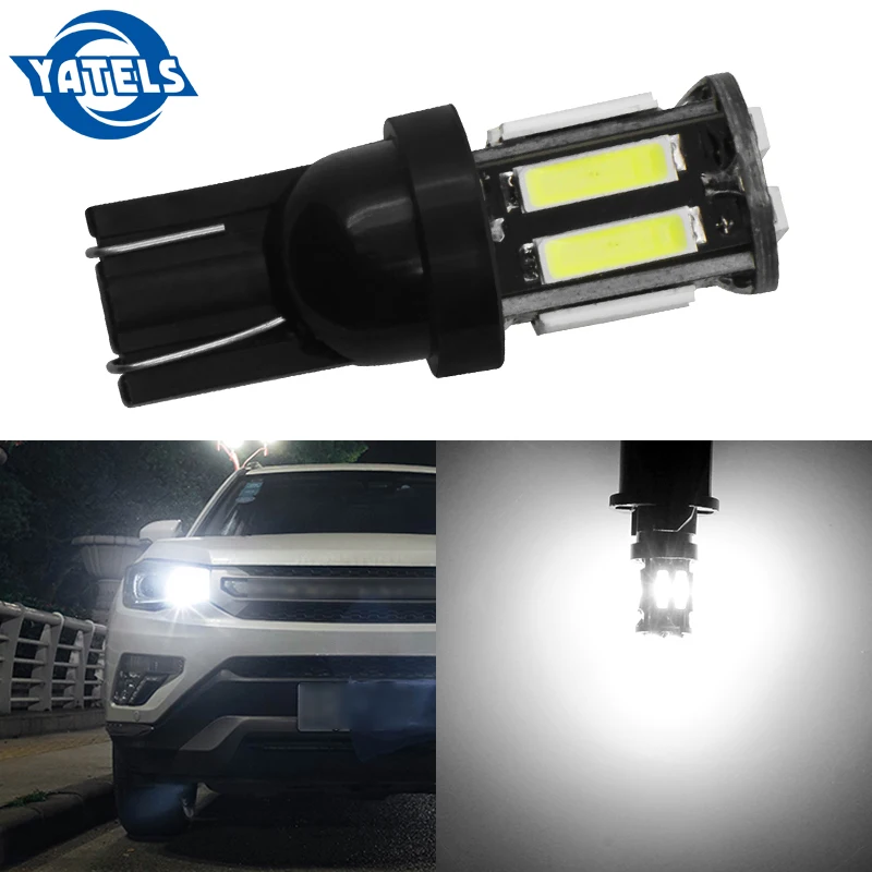 1 шт. W5W 10 7020 SMD автомобиля T10 светодиодный 194 168 Клин Замена обратный инструмент