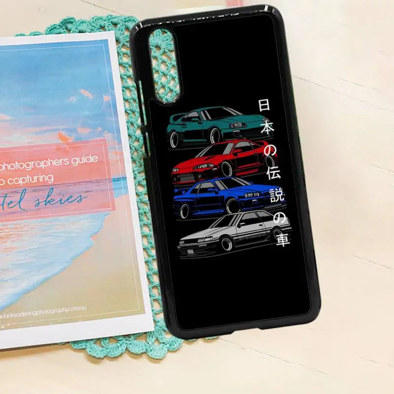 

racing car JDM cartoon fashion Phone Case PC for iPhone 11 12 pro XS MAX 8 7 6 6S Plus X 5S SE 2020 XR