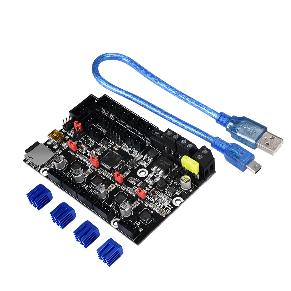 32 битная плата управления BIGTREETECH BTT SKR MINI E3 V2 встроенная TMC2209 UART для 3D принтера Ender 3