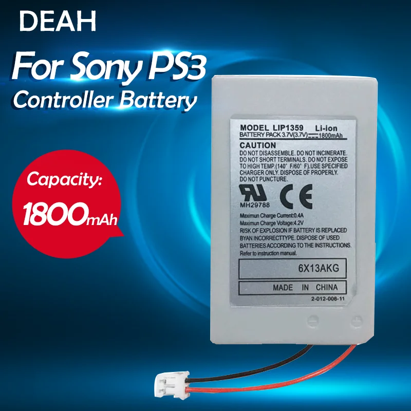 Комплект литий-ионных батарей 1 шт. для Sony PS3 PlayStation3 беспроводной контроллер