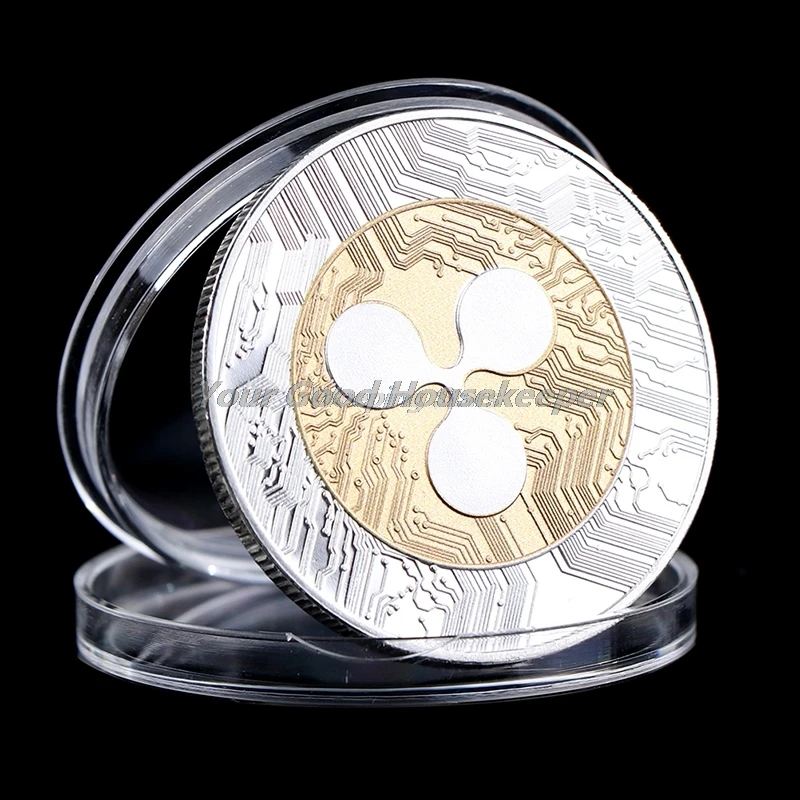 

1pc Ripple coin XRP CRYPTO Commemorative Ripple XRP Collectors Coin Gift