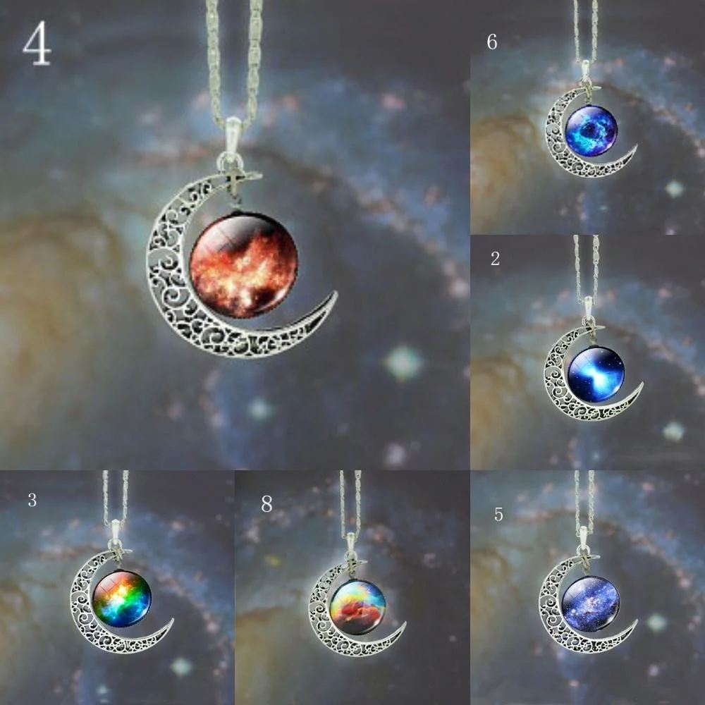 Модное ожерелье звезда луна милое с каменной звездой для девушек много случаев