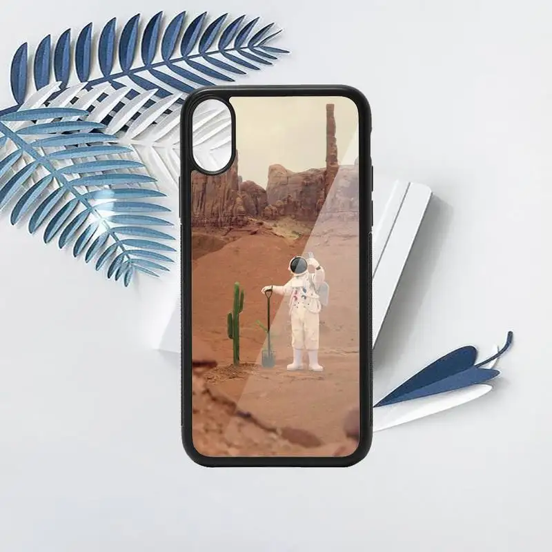 

Cute aesthetics space astronaut pattern Phone Case PC for iPhone 11 12 pro XS MAX 8 7 6 6S Plus X 5S SE 2020 XR