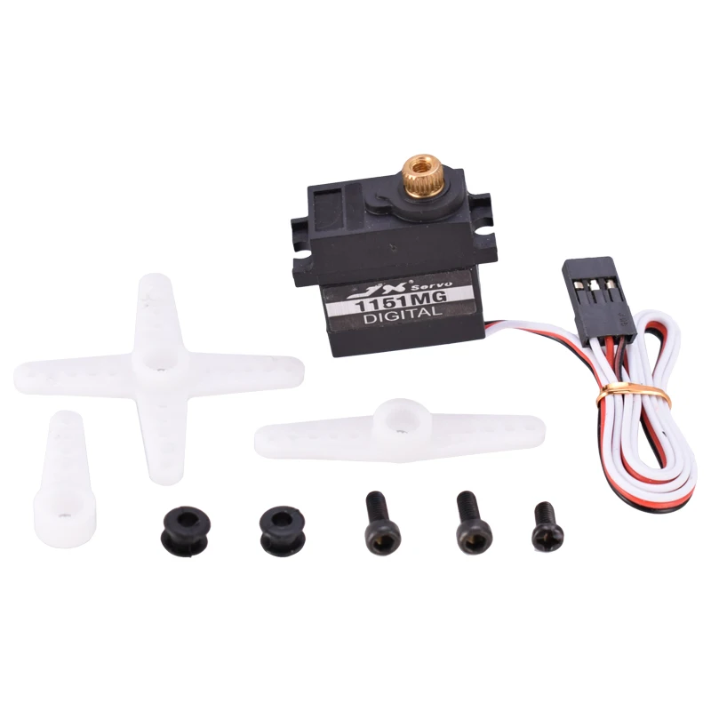 JX-Servo PDI-1151MG 3,6 KG, 6V, impermeable, n&uacute;cleo Digital, para helic&oacute;ptero, coche, Robot, barco-1