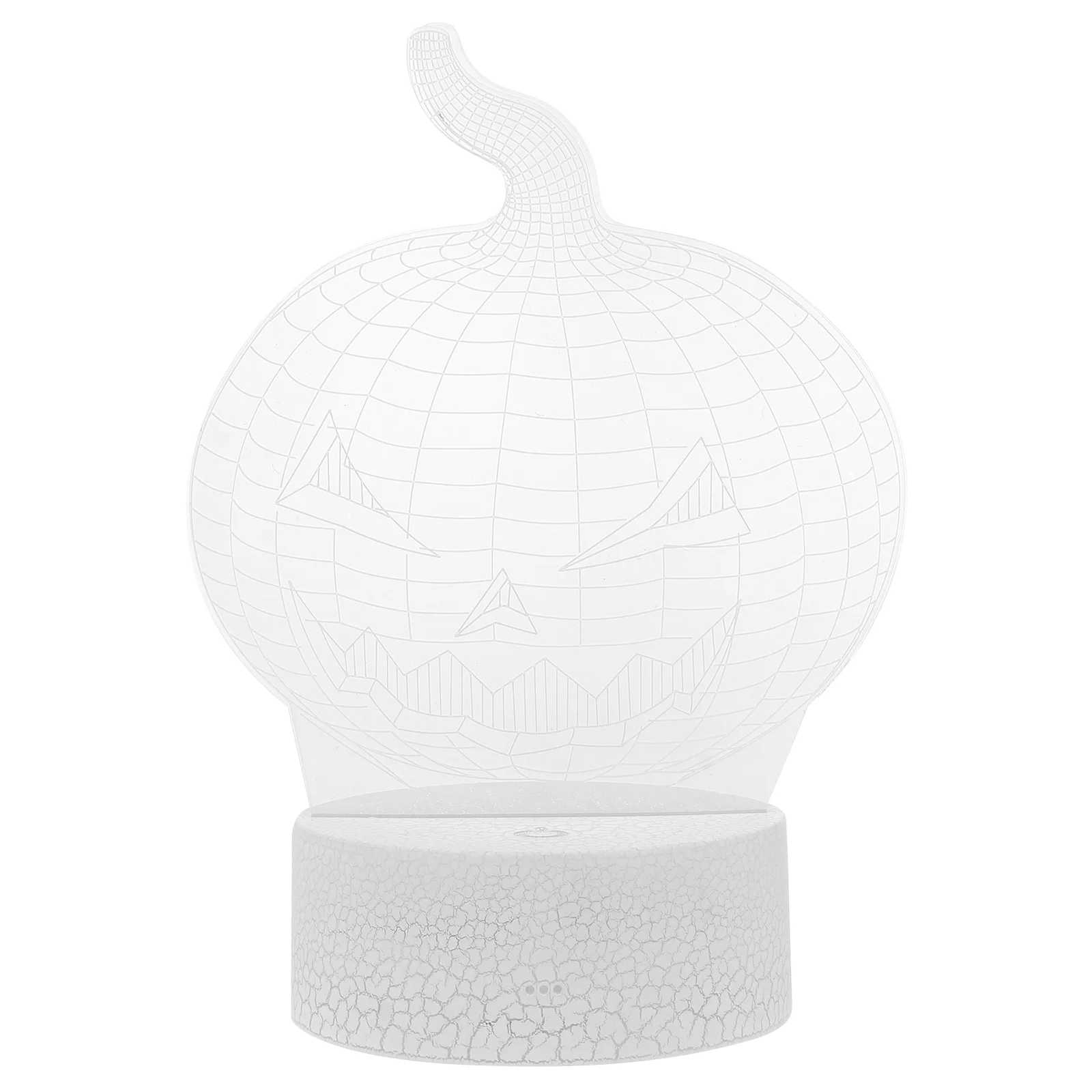 

Pumpkin Shape Touching Night Light 3D Effect Visual Light Touch Bedside Lamp