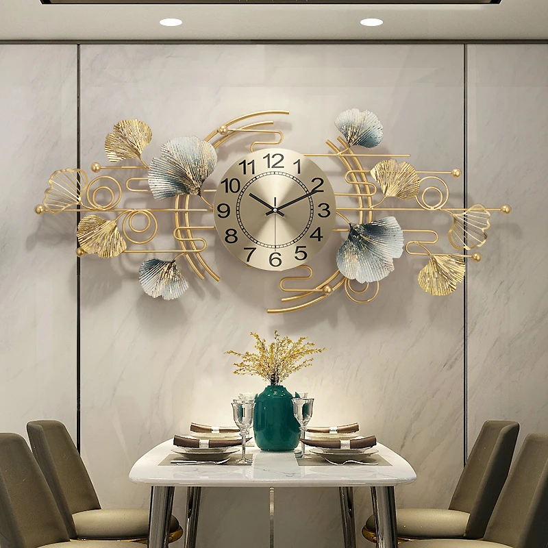 

Luxury Silent Wall Clock Chinese Style Digital Large Modern Living Room Wall Clock Art Orologio Da Parete Home Decoration DG50WC