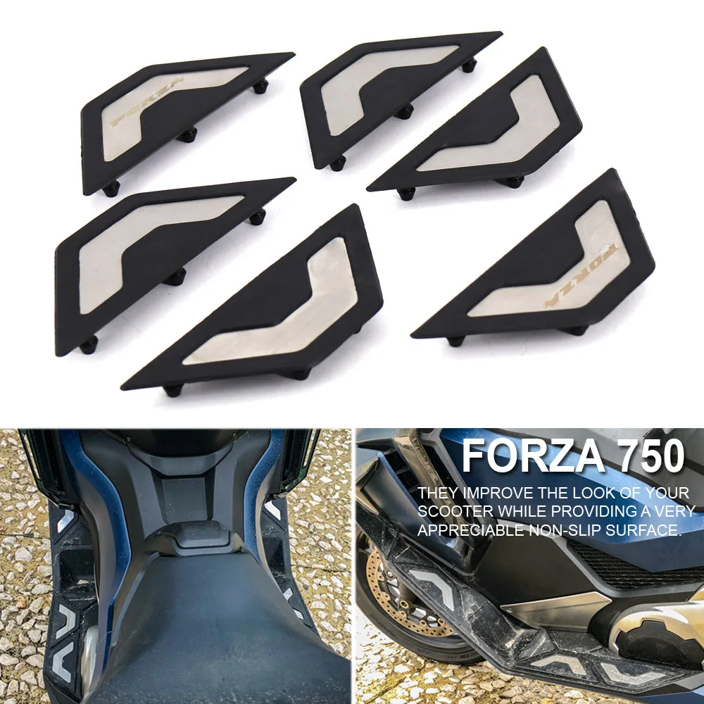 New Motorcycle Footrest Footpad Pedal Plate Parts Fit For Honda For Forza750 For Forza 750 2021 Floor Kit Spare Parts