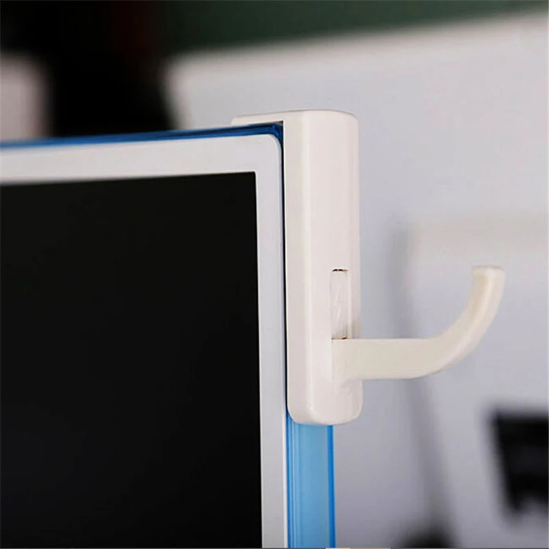 

2pcs Headphone Earphone Hook Internet Cafe Computer PC Monitor Stick-on Holder Universal Wall Hooks MAZI888