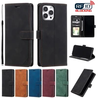 wallet leather anti theft brush case for iphone 13 pro max 13 mini 12 pro max 11 pro max se 2020 x xs xr xs max 8766s plus