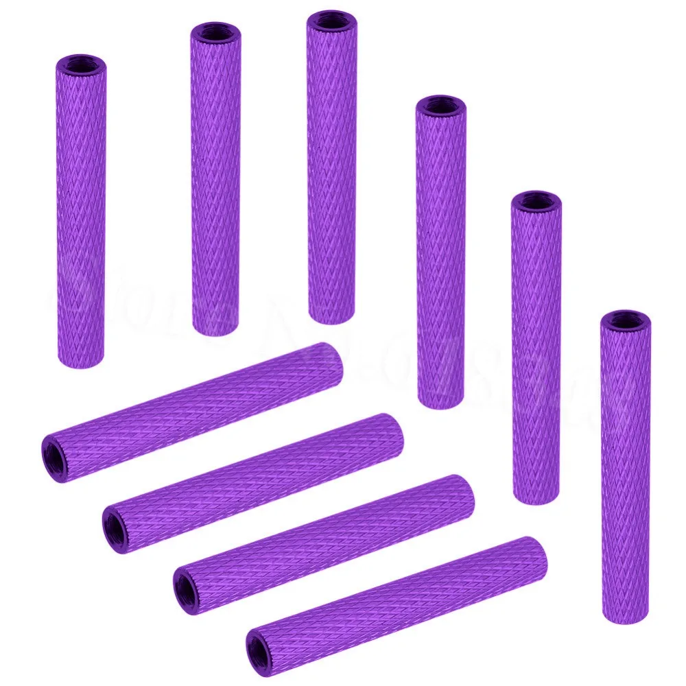 10PCS Aluminum Standoff Spacer M3x35mm Stud Fastener Inner Thread Round Column For RC Multirotors Quadcopter FPV Drone Parts DIY |