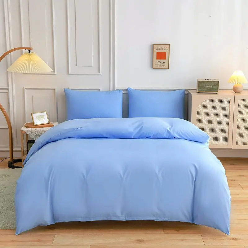 

Minimalist Blue Red Orange Home Textile Bedding Set Double Sheet Luxury Queen King Size Bed Linens Duvet Cover Sheet Pillow Case
