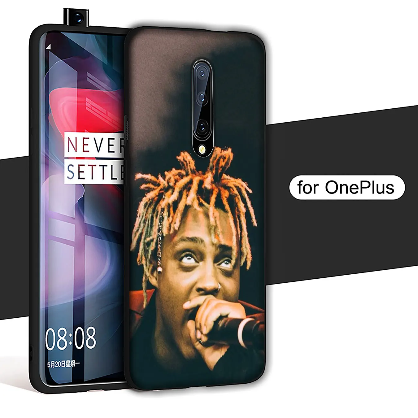 Мягкий силиконовый чехол для телефона IYICAO Juice WRLD Death Racing For Love Oneplus 7T 7 Pro 6 6T 5 T черный