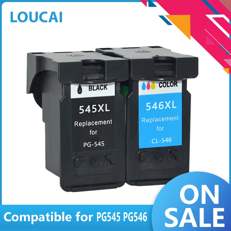 Совместимые чернильные картриджи LuoCai для Canon PG545 CL546 IP2850 MX495 MG2950 MG2550 MG2450 принтеров