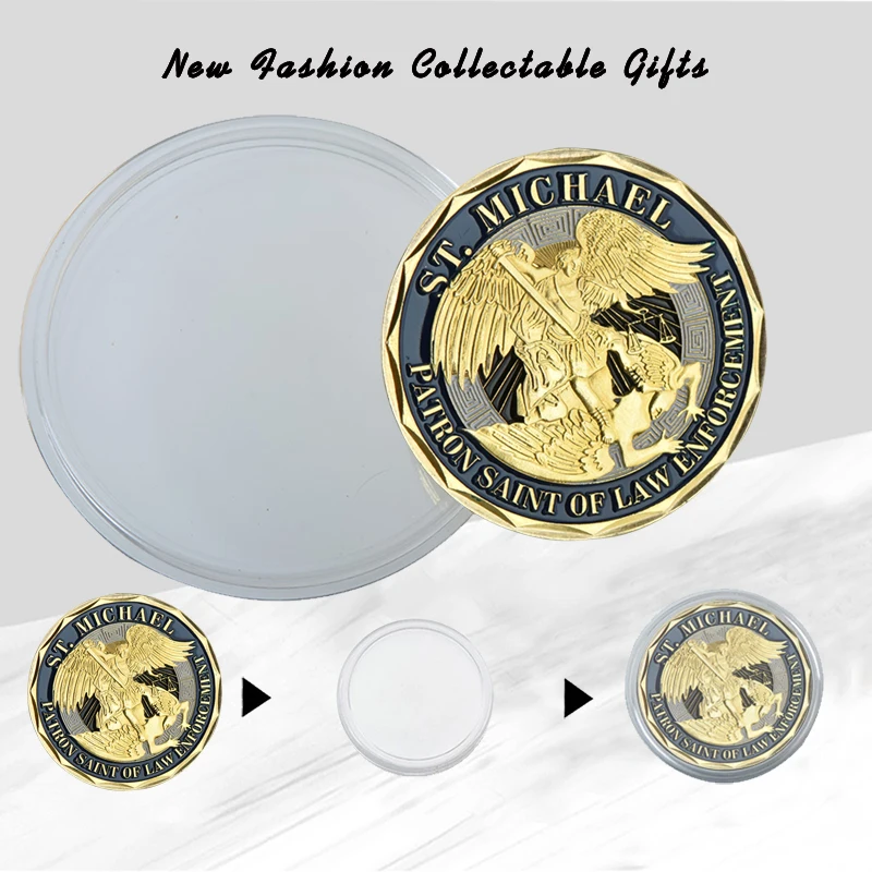 WR St. Майкл полика офисные коллекционные монеты патрон Саин полиция Офисная копия