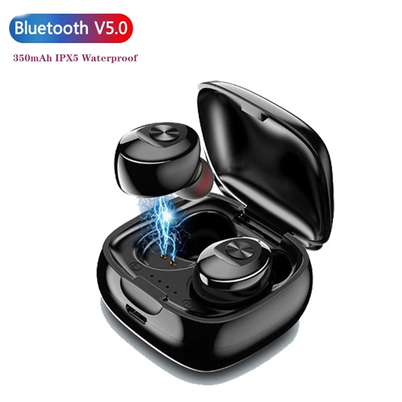 Беспроводные наушники XG12 TWS 5 0 настоящие Bluetooth IPX5 водонепроницаемые спортивные 3D