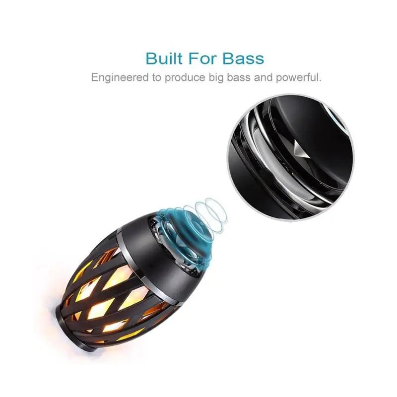 Яркие светодиодные атмосферные лампы громкий динамик беспроводной Bluetooth стерео