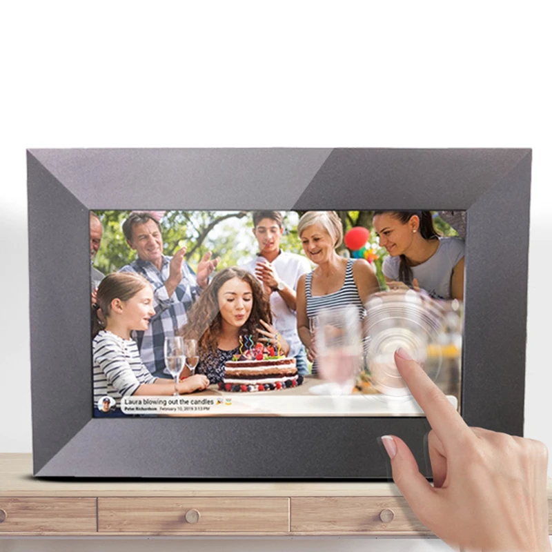 

8 Inch Photo Frame 1+16G 1280X800 Smart WiFi Photo Frame Electronic Album Support Pictures /Videos for Home